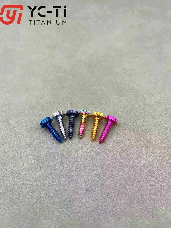 YC-TI titanium alloy high strength color pattern Zigong screw