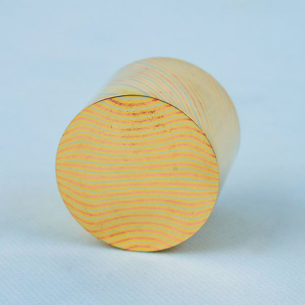 Three alloy Twist Pattern Mokume Round Rod 40mm diameter  for Wedding Ring Jewelry, Mokume Gane rings, coin, tool, Damascus ring, gift